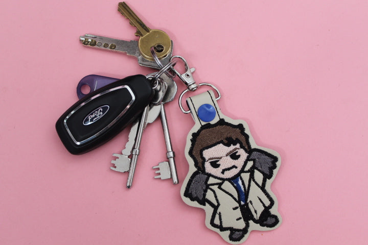 Castiel Keychain