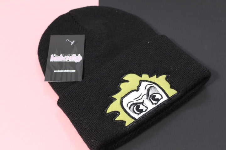 Beetlejuice Peeking Beanie