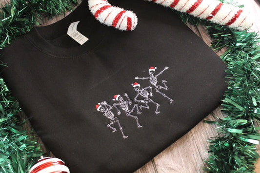 Dancing Skeleton Christmas Jumper