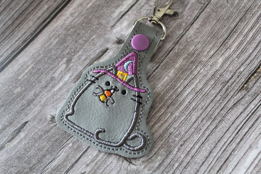 Spooky Kitty Keychain