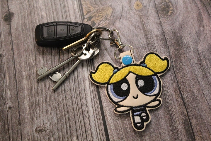 PowerPuff Girls Bubbles Keychain