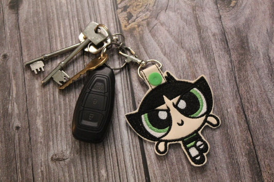 Buttercup Powerpuff Girl Keychain