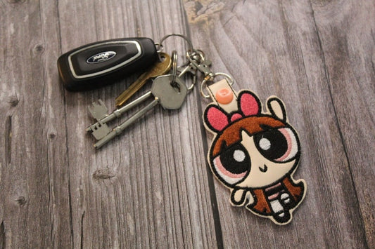 Powerpuff Girl Blossom Keychain